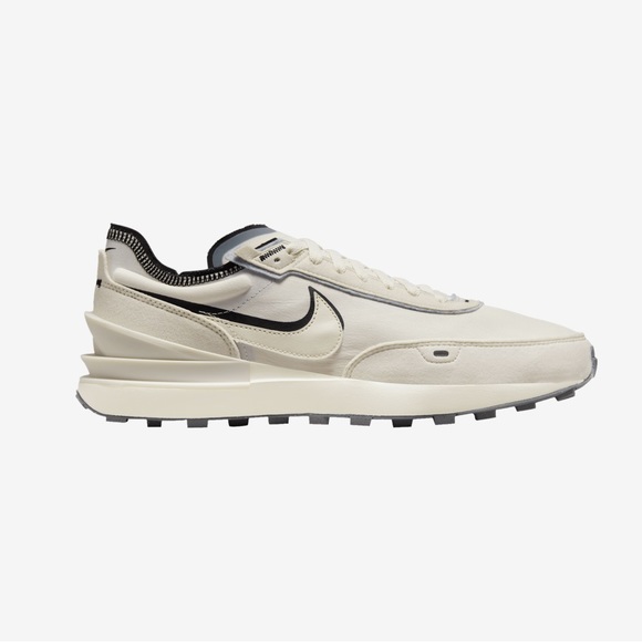 Nike Mens Waffle One Phantom/Black DO9782 001 - Picture 4 of 6